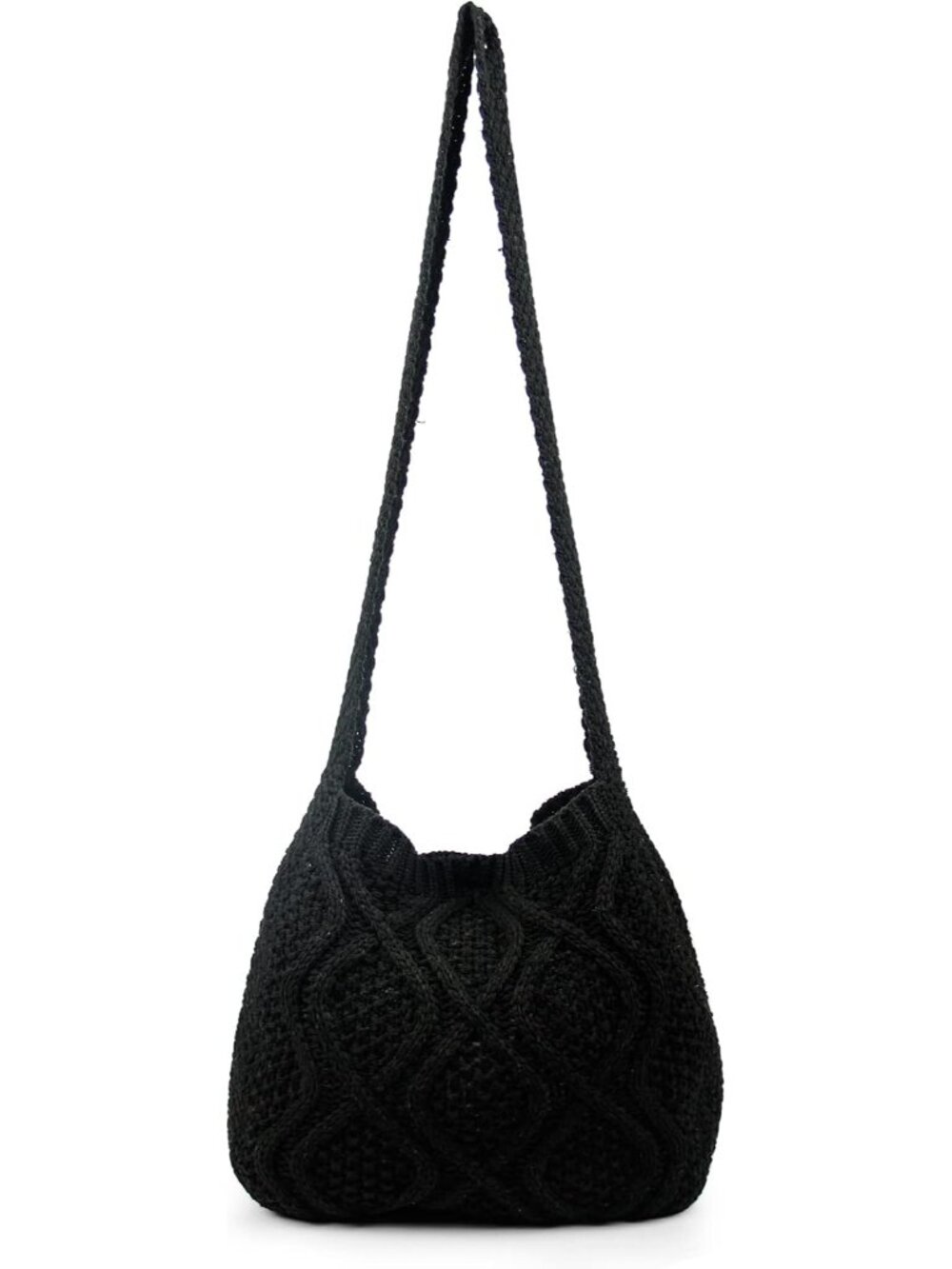 Crochet Boho Shoulder Bag, Aesthetic Kinted,Cute,Beach or Shopping